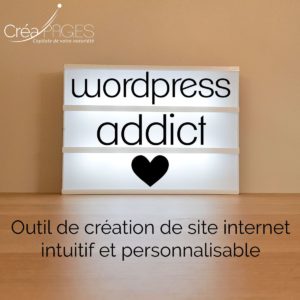 WordPress addict - Outil de création de site internet intuitif et personnalisable