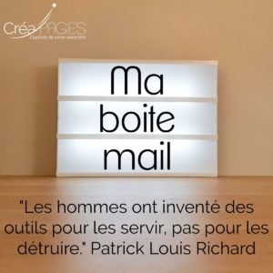 Ma boite mail - outils pour servir