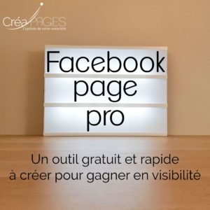 CréaPAGES - page pro Facebook un outil gratuit et rapide pour la visibilité